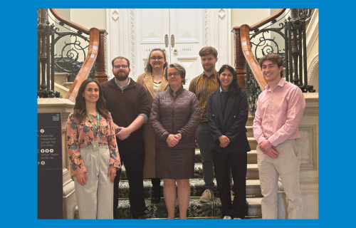 Five UCD medical students present their work on the  topic of "Peer Assisted Learning in Action" to the Irish Clinician Educator Training Programme (ICET) workshop.